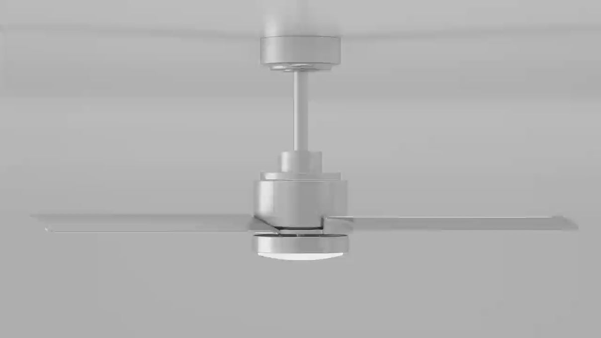 Vaczon 42 Inch 3-Blades Modern Ceiling Fan with Remote Control and LED Light