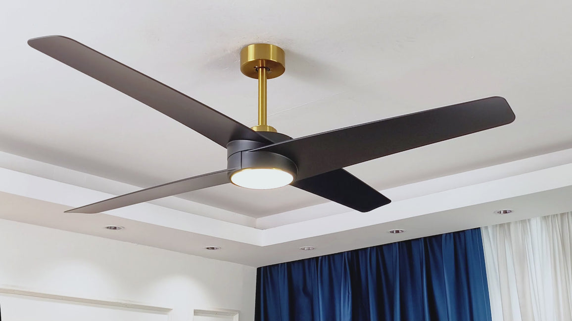 Ventilador de techo reversible Parvez de 60