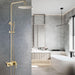 Rain Shower System Shower Set with Shower Head and Bathroom Hand Shower - ParrotUncle