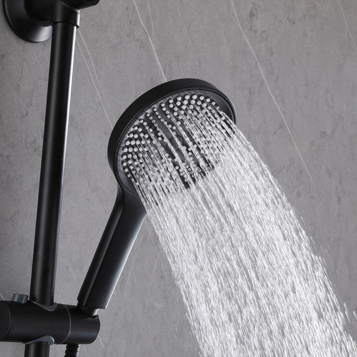 Shower Faucet Set In Matte Black or Brush Golden Two Function(Valve Not Included) - ParrotUncle
