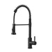 Single-Handle Pull-Down Sprayer Kitchen Faucet with Spring Coil Arm - ParrotUncle
