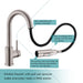 Single Handle Pull-Out Double-Function Kitchen Faucet - ParrotUncle
