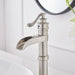 Single Handle Vessel Sink Nickel Bathroom Faucet - ParrotUncle