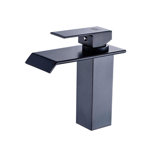 Single Hole Single-Handle Bathroom Faucet in Oil Rubbed Bronze - ParrotUncle