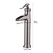 Tall Bathroom Vessel Sink Faucet Waterfall Single Handle One Hole - ParrotUncle