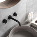 Three Holes Wall Mounted Bathroom Sink Faucet - ParrotUncle