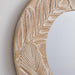 Traditioanl Wood Round Mirror Wall Decor - ParrotUncle