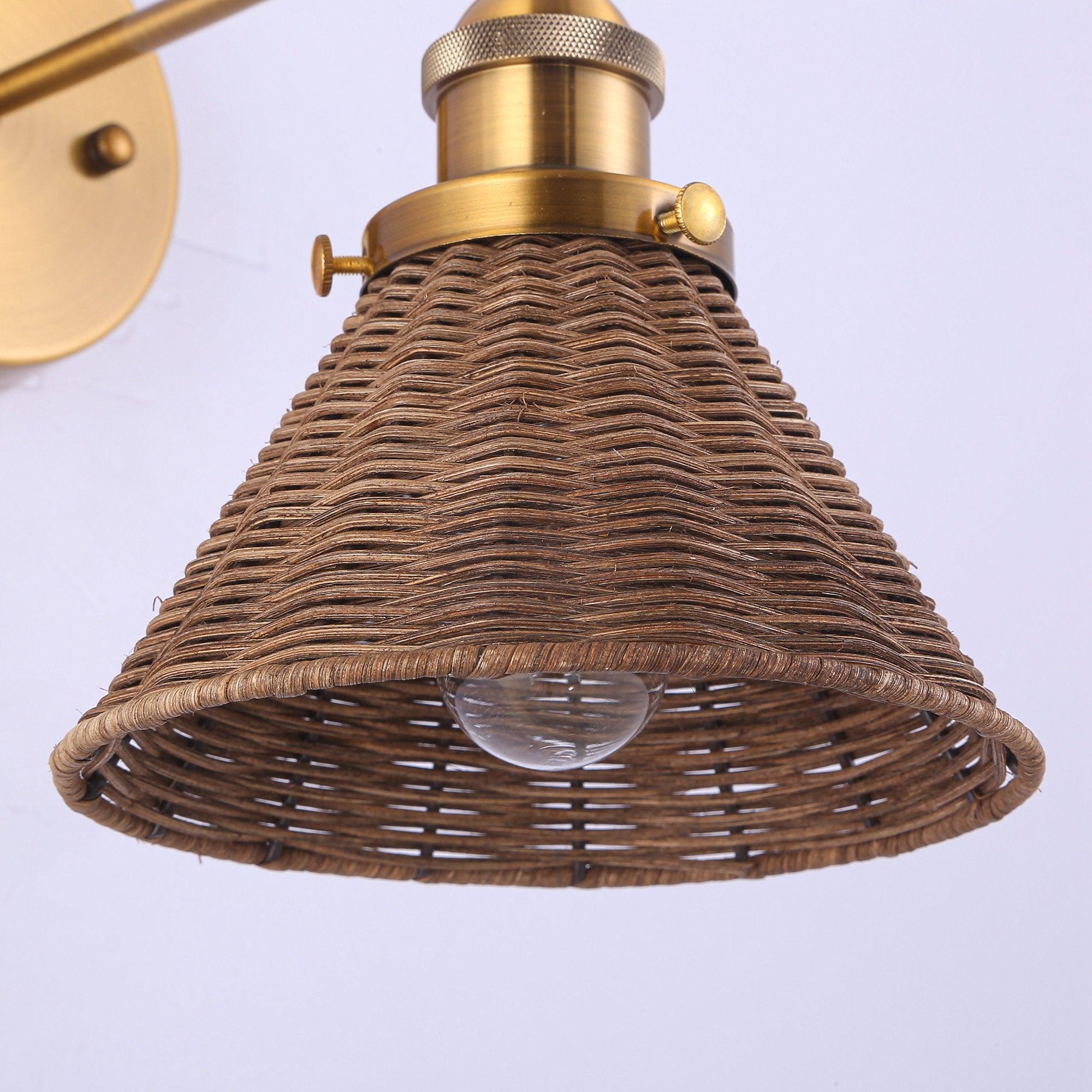 Traditional 1-Light Golden Wall Light - ParrotUncle