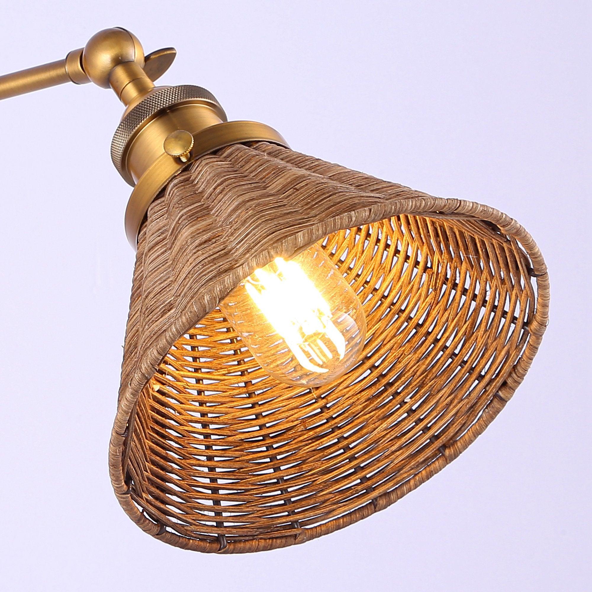 Traditional 1-Light Golden Wall Light - ParrotUncle