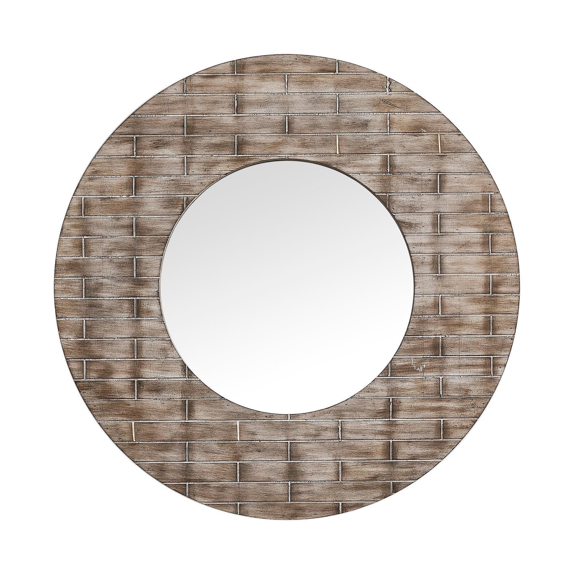 Traditional Round Mirror Vintage Wall Decoration - ParrotUncle