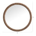 Traditional Round Mirror Vintage Wall Decoration with Beaded Detailing - ParrotUncle
