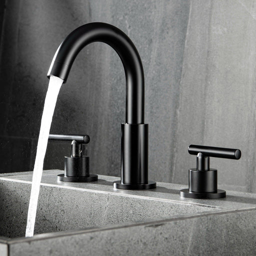 Two-handle Lever Widespread Bathroom Faucet - ParrotUncle