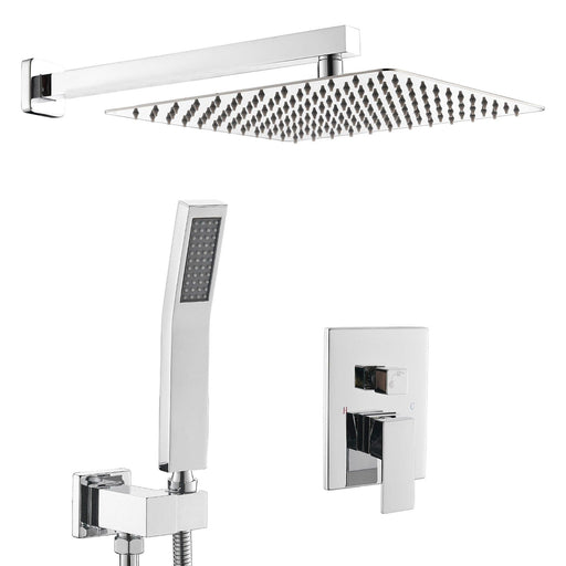 Wall Mount Dual Shower Heads Complete Shower System - ParrotUncle