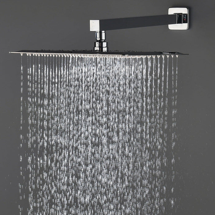 Wall Mount Dual Shower Heads Complete Shower System - ParrotUncle