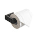 Wall Mount Stainless Steel Toilet Paper Holder in Black - ParrotUncle