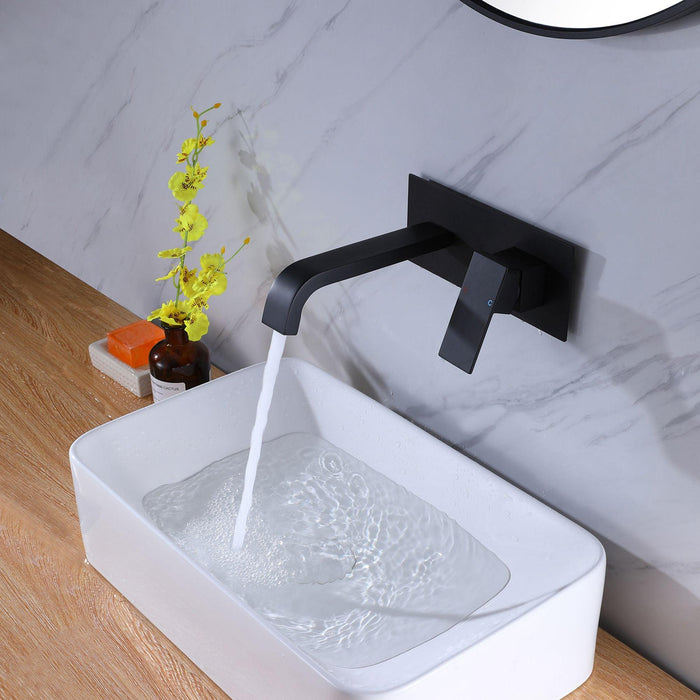 Wall Mounted Faucet Single-handle Bathroom Faucet - ParrotUncle