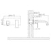 Wall Mounted Faucet Single-handle Bathroom Faucet - ParrotUncle