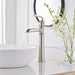 Waterfall Brushed Nickle Single Hole Tall Body Bathroom Vessel Sink Faucet - ParrotUncle