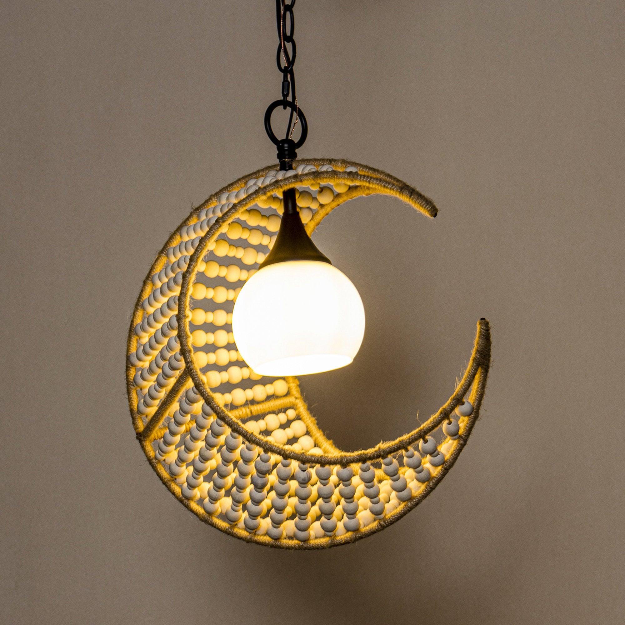 1-Light Farmhouse Boho Pendant Lighting - ParrotUncle