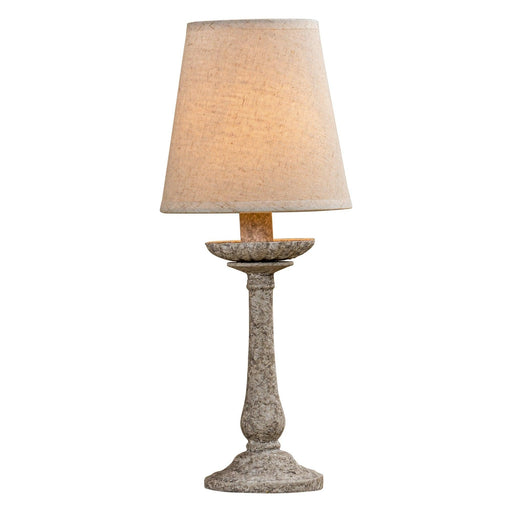 1-Light Rustic Fabric Table Lamp LED - ParrotUncle