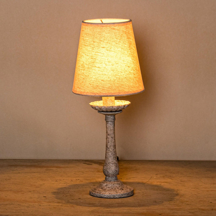1-Light Rustic Fabric Table Lamp LED - ParrotUncle