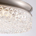 12" Crystal LED Flush Mount Ceiling Light - ParrotUncle