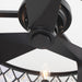 20" Delvalle Modern Downrod Mount Reversible Crystal Fandelier Ceiling Fan with Lighting and Remote Control - ParrotUncle