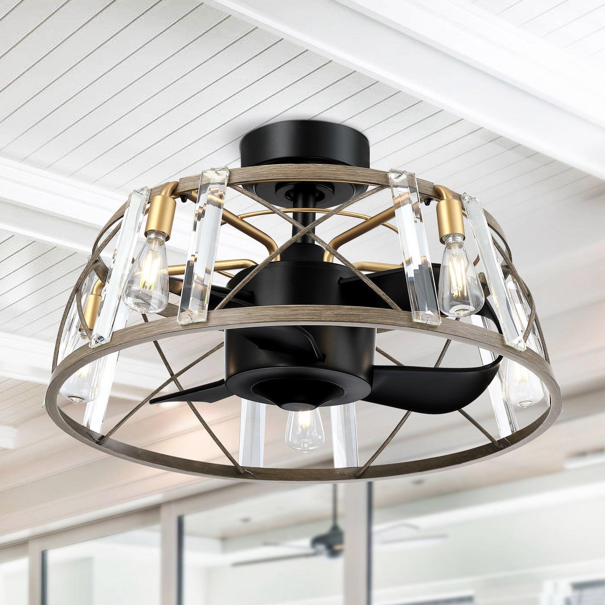Daniel Fan Fanimation Studio Collection Dex 12-in Brushed Nickel LED