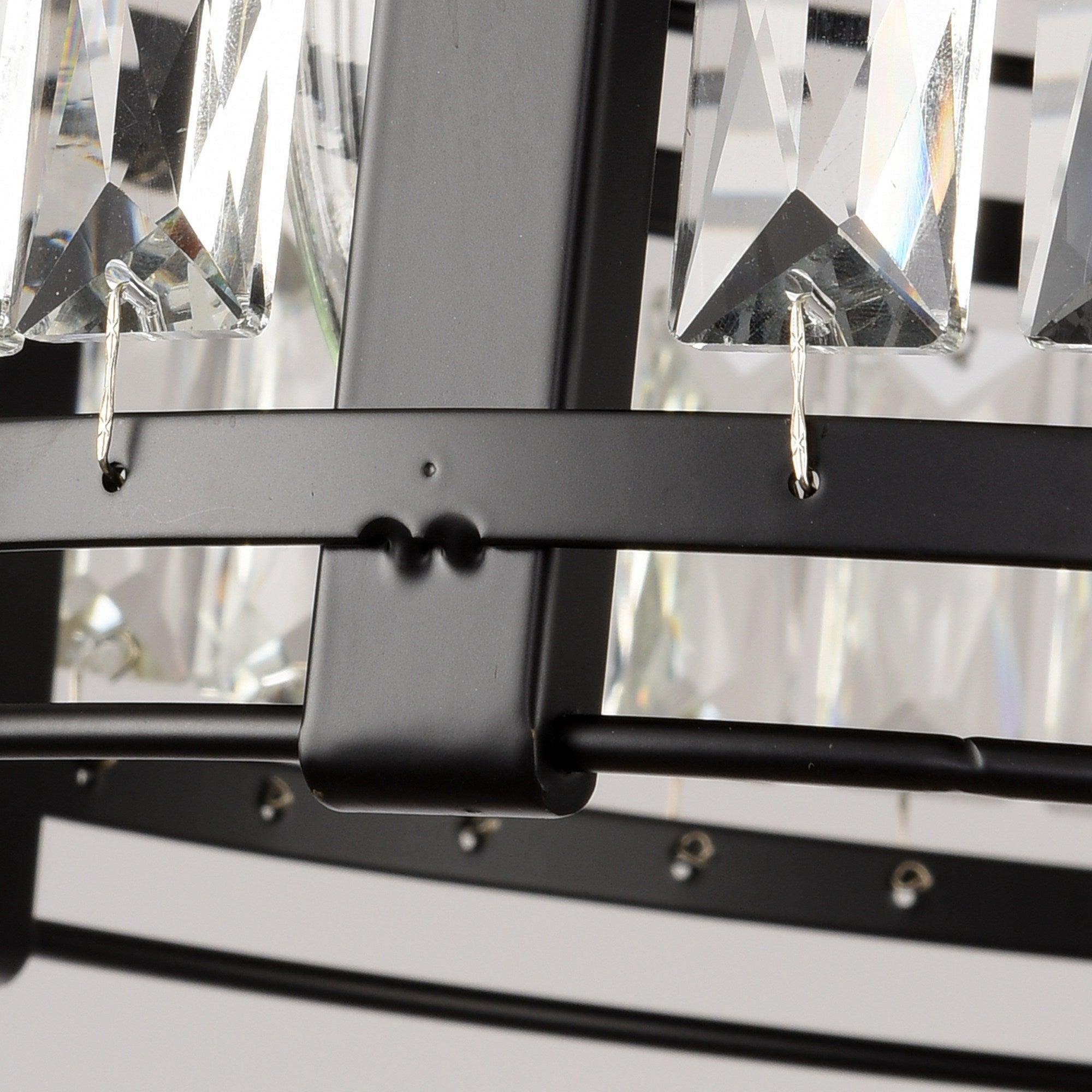 3-Light Modern Crystal Flush Mount Ceiling Light - ParrotUncle