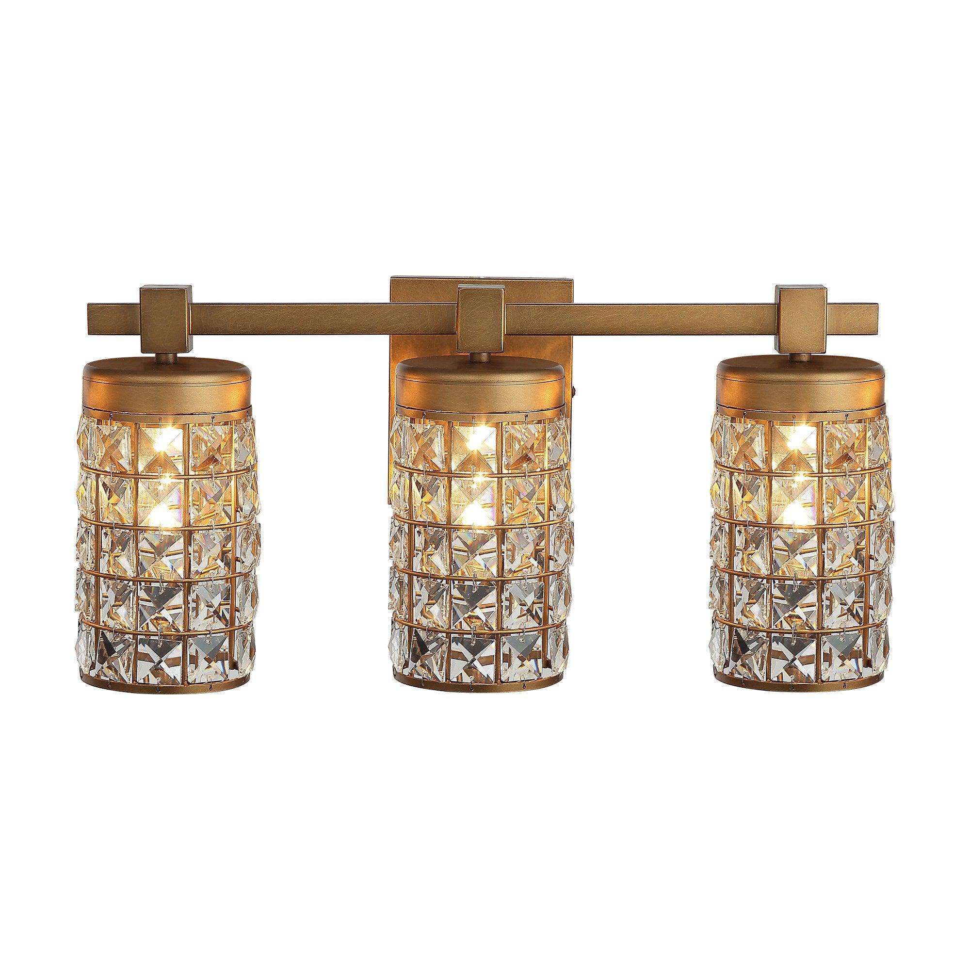 3-Light Modern Golden Wall Light - ParrotUncle