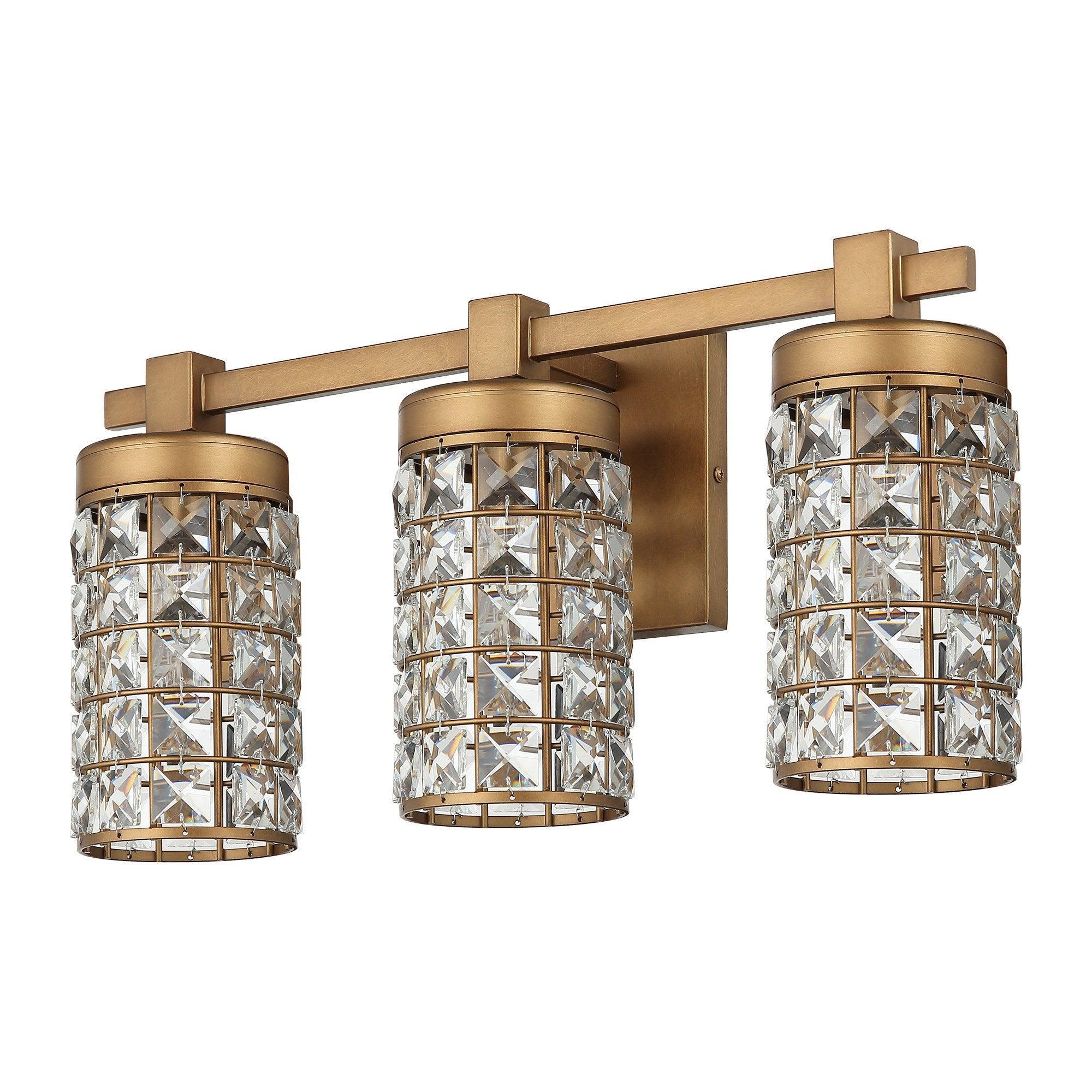 3-Light Modern Golden Wall Light - ParrotUncle