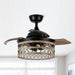 36" Bangaiore Farmhouse Downrod Mount Ceiling Fan with Lighting and Remote Control - ParrotUncle