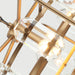 4-Light Golden Modern Crystal Pendant Light - ParrotUncle