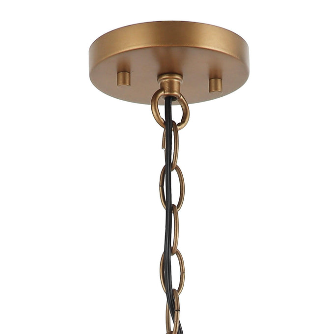 4-Light Rustic Saddlebrown Pendant Lighting - ParrotUncle