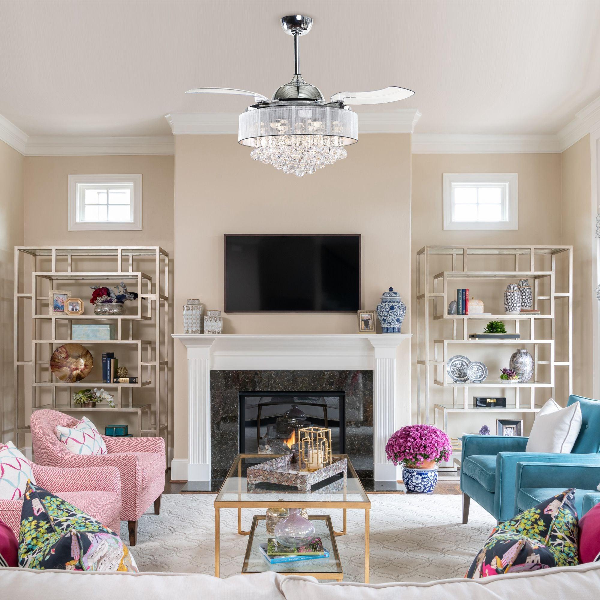 42" Broxburne Smart Fan with LED Light - ParrotUncle