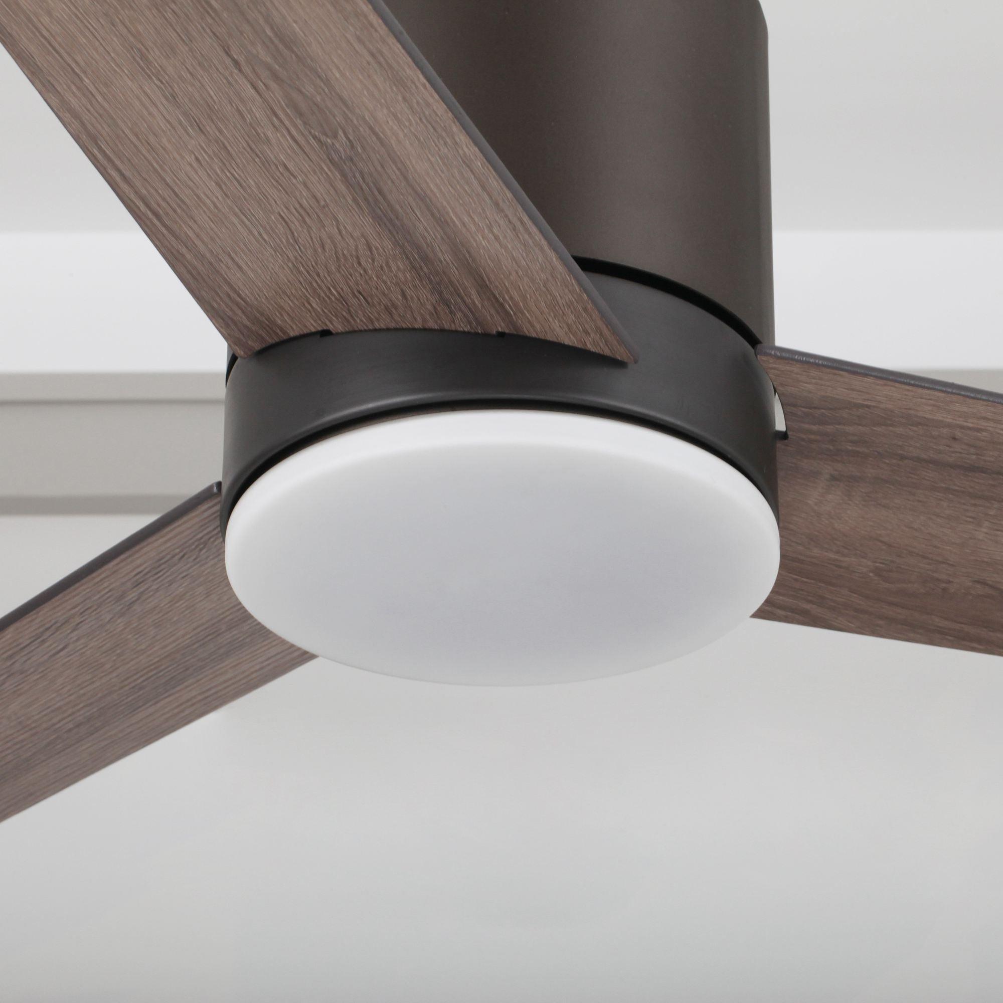 48" Kielah Traditional Flush Mount Reversible Ceiling Fan with Lighting and Remote Control - ParrotUncle