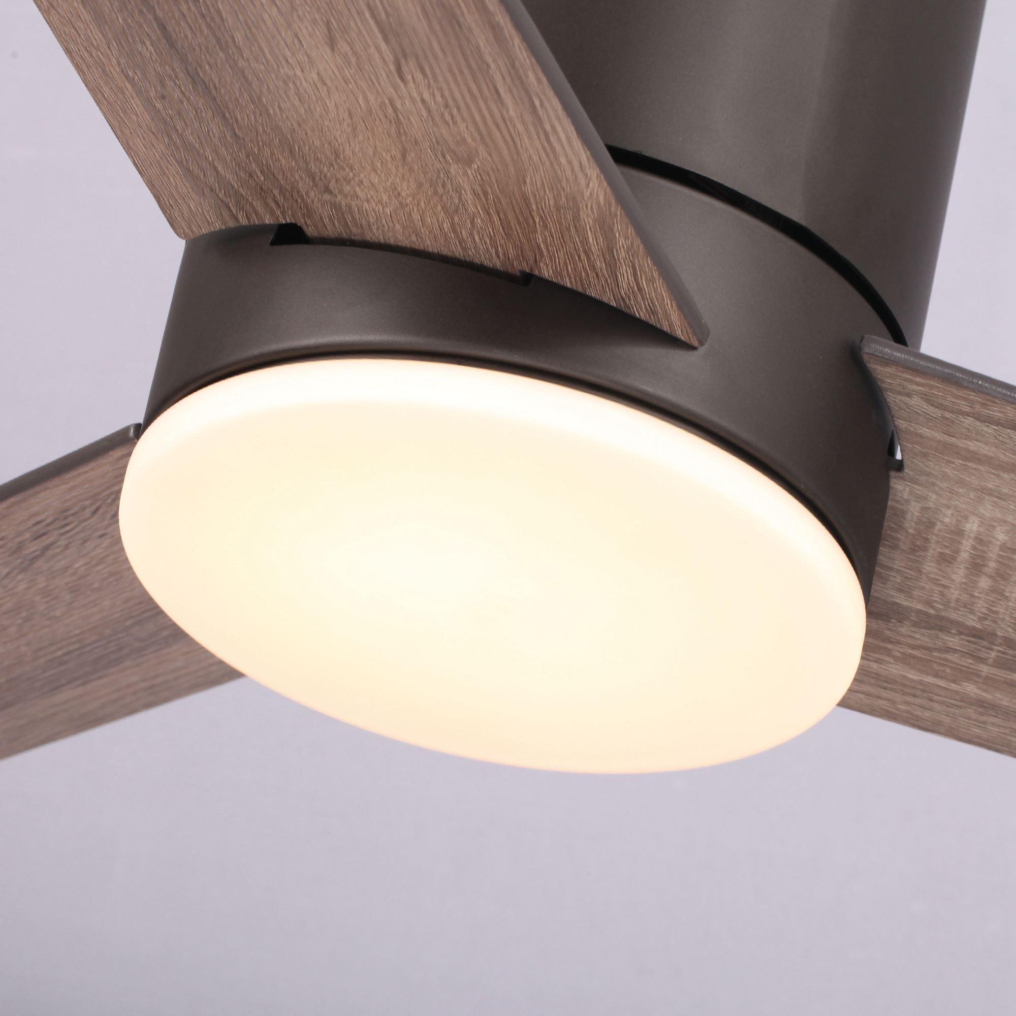 48" Kielah Traditional Flush Mount Reversible Ceiling Fan with Lighting and Remote Control - ParrotUncle