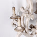 5-Lights Antique Wooden Candle Chandelier - ParrotUncle