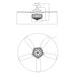 52" Etting Modern Downrod Mount Reversible Crystal Ceiling Fan with Lighting and Remote Control - ParrotUncle