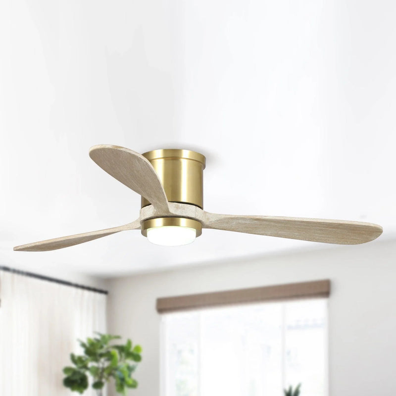 Ventilador inteligente Mayna de 52" con luz LED