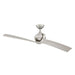 54" Shellcove Modern DC Motor Downrod Mount Reversible Ceiling Fan with Remote Control - ParrotUncle