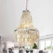 6-Light Traditional LED Chandelier - ParrotUncle