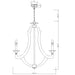 Christman 5-Light Wood Candle Style Empire Chandelier - ParrotUncle