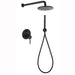 Croma Single-Handle 1-Spray High Pressure Handheld Shower and Round Head Shower - ParrotUncle