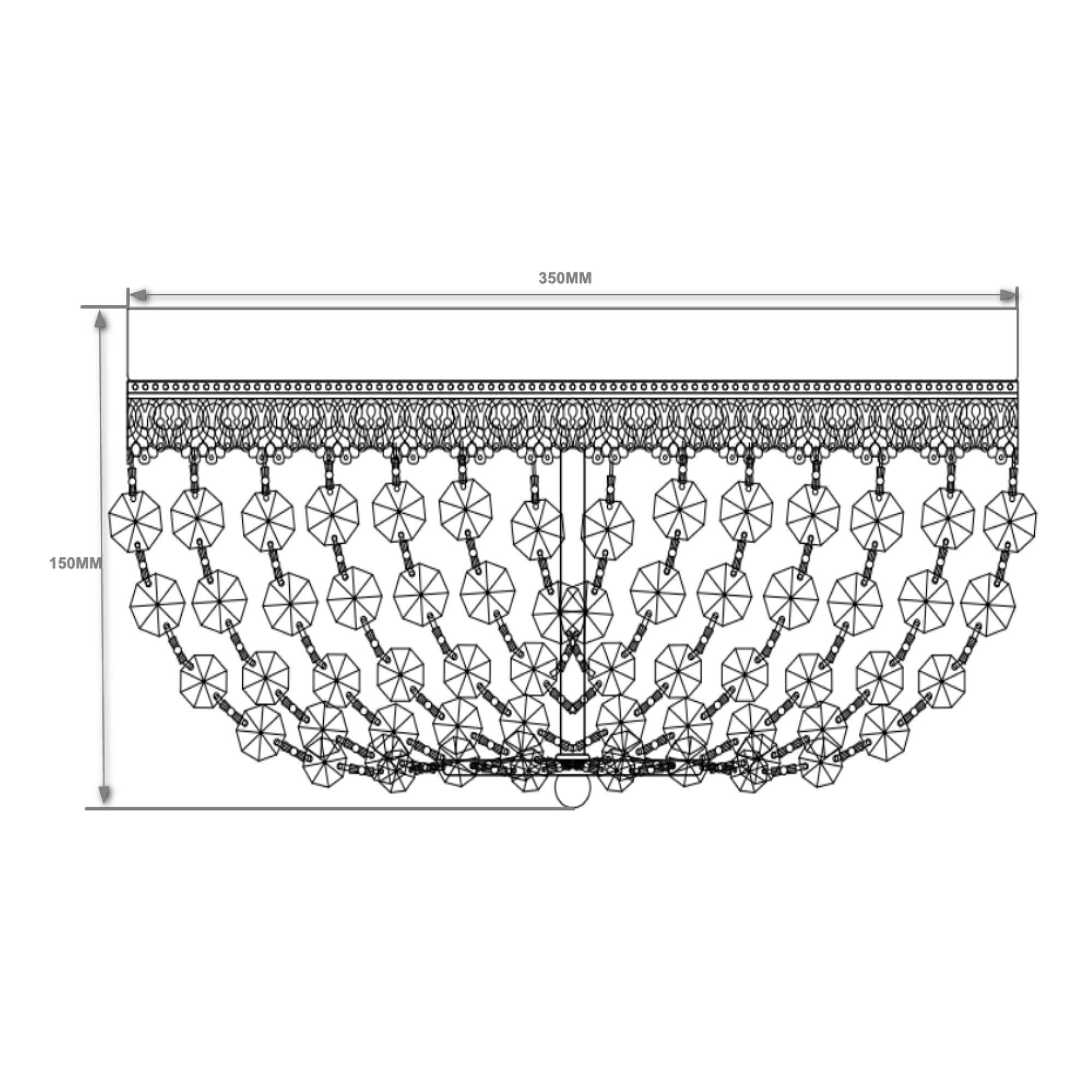 Erhard 13 in. 3-Light Chrome Flush Mount Light - ParrotUncle