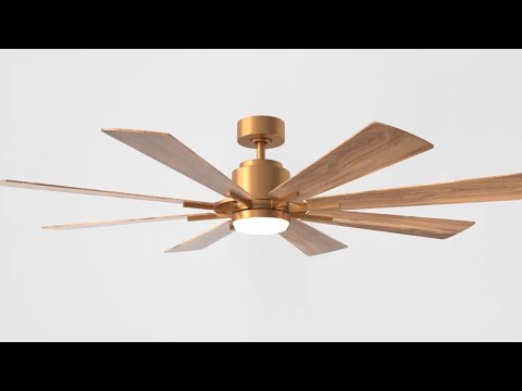 Ventilador de techo Oretha Windmill de CC de 60