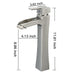 Parrot Uncle 1-handle Single Hole WaterSense High-arc Bathroom Sink Faucet with Drain - ParrotUncle