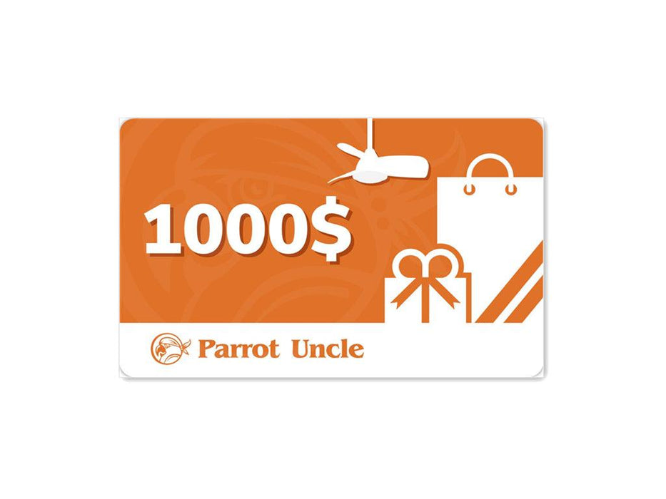 Parrot Uncle Gift Cards - ParrotUncle