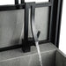 Parrot Uncle Matte Black 1-handle Single Hole WaterSense High-arc Bathroom Sink Faucet with Deck Plate - ParrotUncle