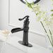 Parrot Uncle Oil Rubbed Bronze 1-handle Single Hole WaterSense High-arc Bathroom Sink Faucet with Deck Plate - ParrotUncle